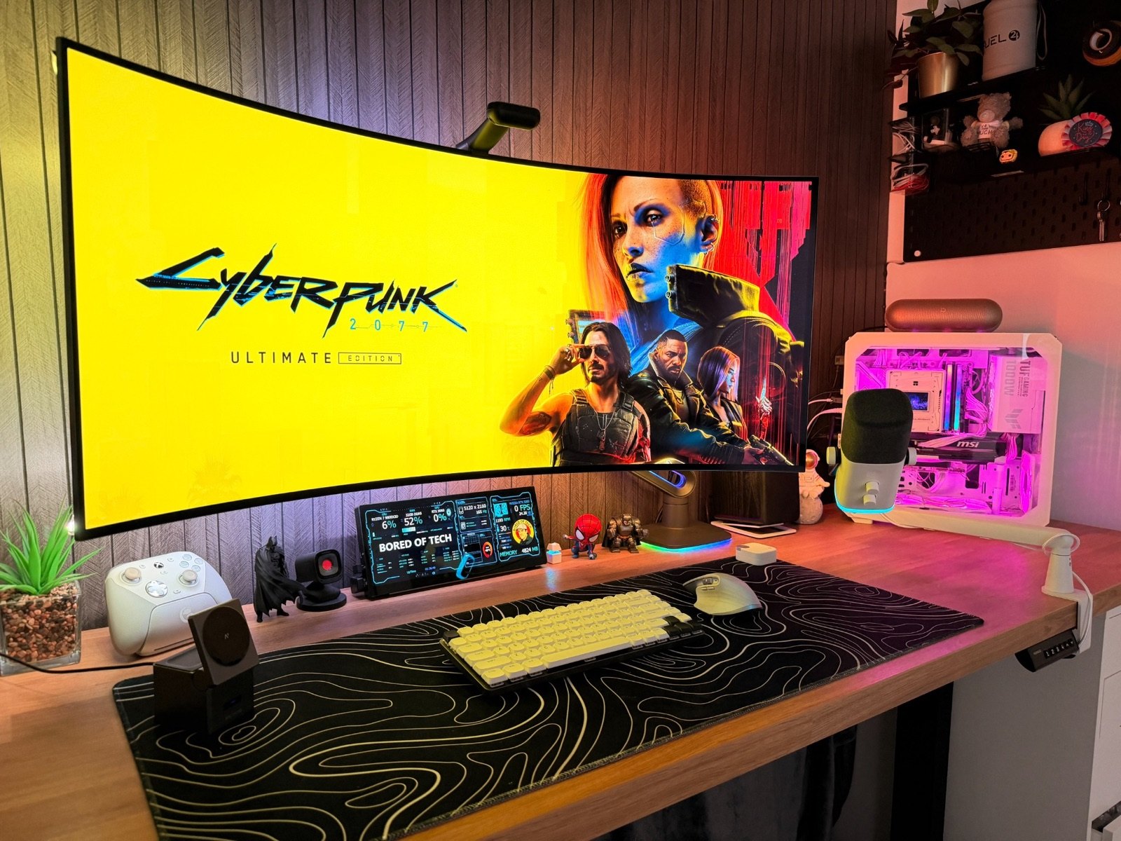 Bored Of Tech premium PC gaming desk setup